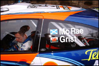 Deutschland Rallye 2002 - Colin McRae před slavnostním startem