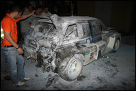Rallylegend 2009, San Marino - MG Metro 6R4 po požáru