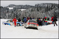 Jänner Rallye 2012 - zablokovaná rychlostní zkouška