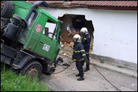 Havárie Tatry 815 na Cihelně v Českém Krumlově