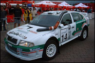 Deutschland Rallye 2002 - koda Octavia WRC ze Safari Rally